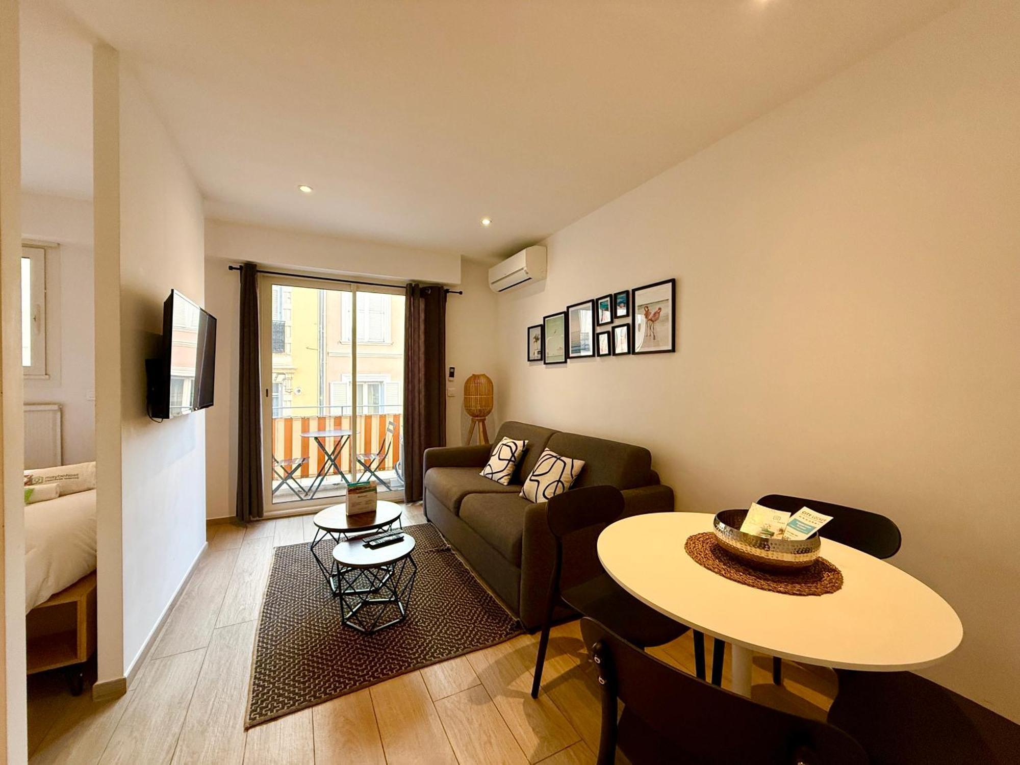 C001-Beau Studio Neuf Situe Au Centre Cannes Bagian luar foto